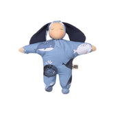 Sleepy Whale Waldorf art doll rag doll Montessori